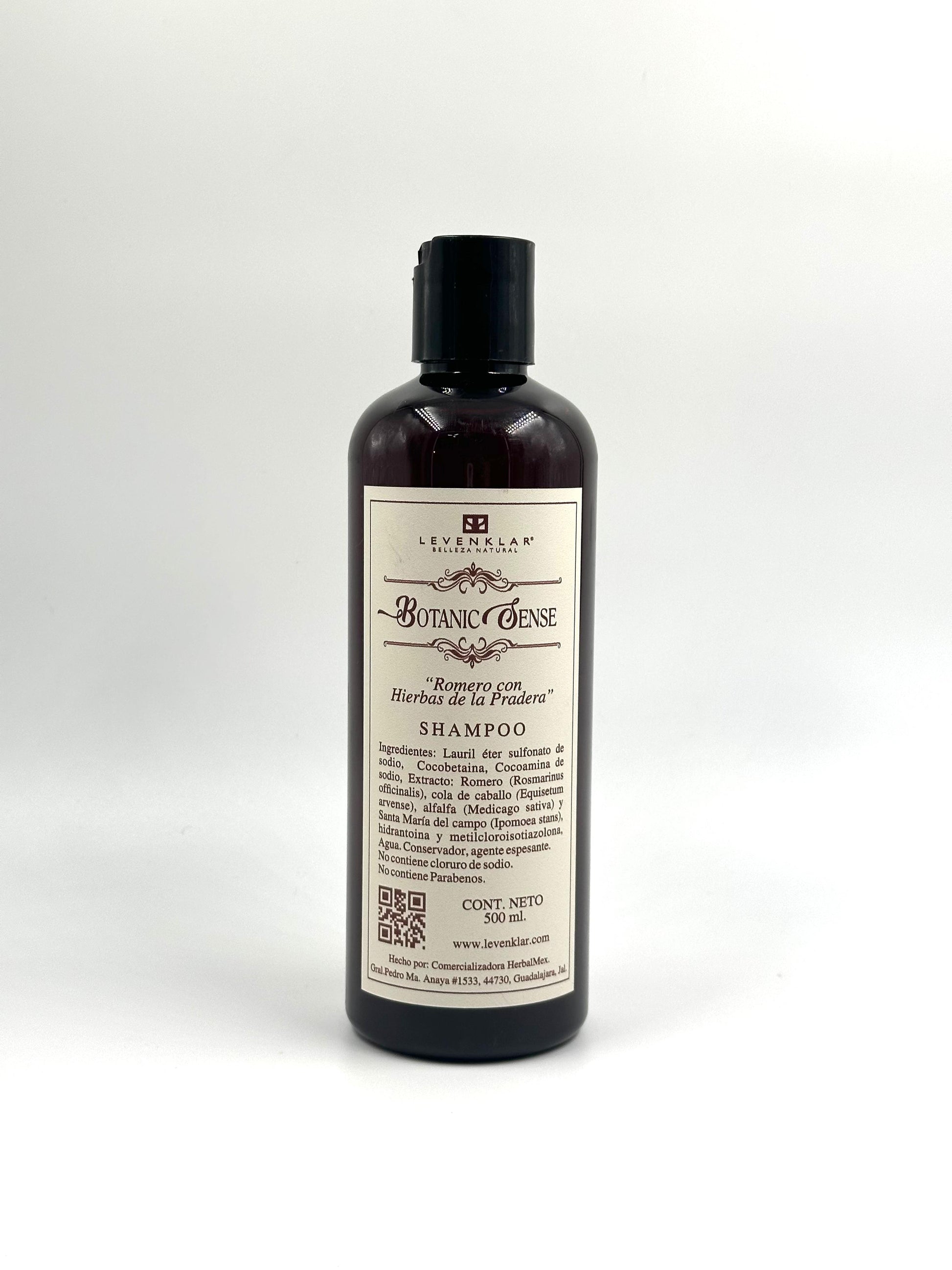 Shampoo Botanic Sense Levenklar. Romero con hierbas de la pradera